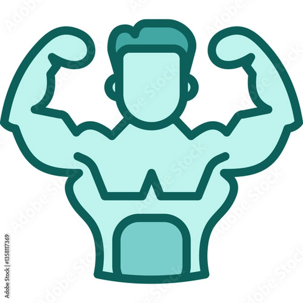 Fototapeta Gymnastics solid icon