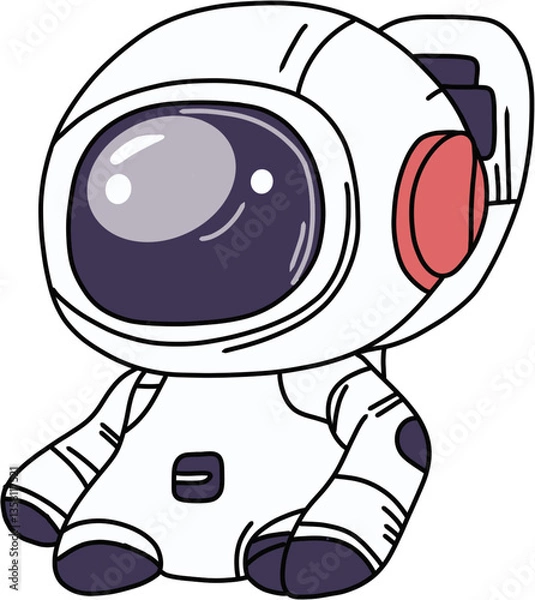 Obraz a little astronaut