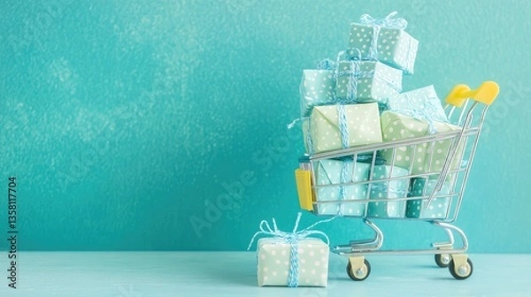 Fototapeta "Sunny Season Shopping"