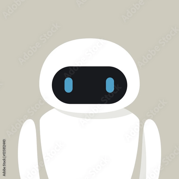 Obraz Bot. Chatbot. Robot in Vector