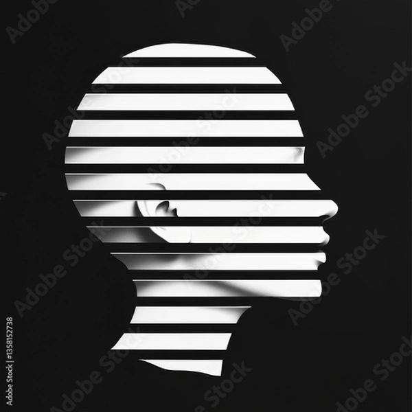 Fototapeta silhouette of a man in a hat