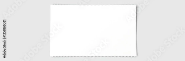 Obraz Modern Receipt Holder Mockup - Blank Space for Design