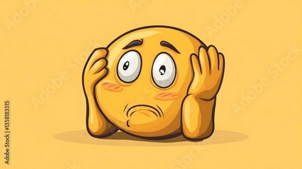 Obraz Facepalm Emoji: Understanding the Concepts of Frustration and Disbelief