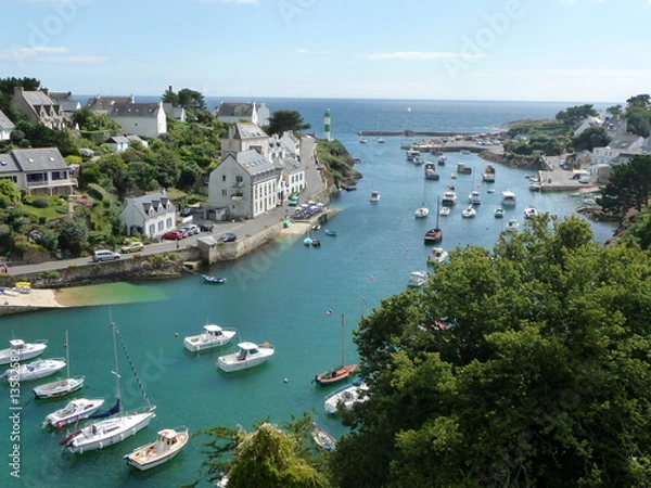 Obraz Le joli port de Doëlan en Bretagne