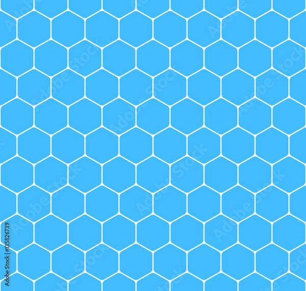 Fototapeta Seamless Pattern Hexagon Honeycomb Texture