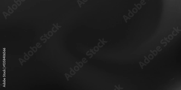 Fototapeta Blurred Curtain or fabric black wave. Luxury abstract background in isolated and copy space.