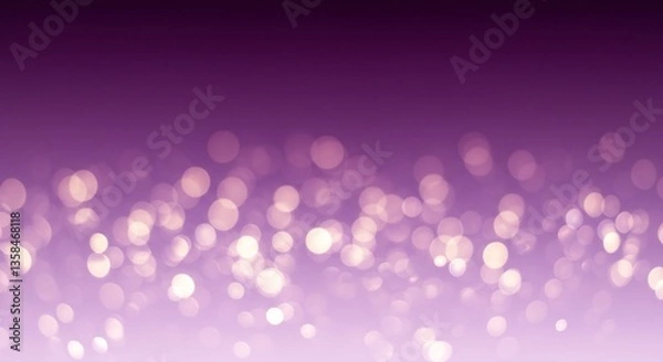 Fototapeta Soft purple bokeh glows gently. AI Generated