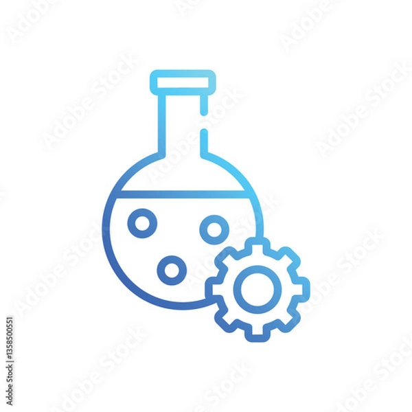 Fototapeta Experiment icon vector