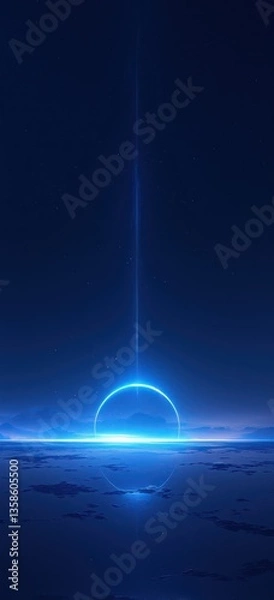 Fototapeta Color gradient background, technological background.