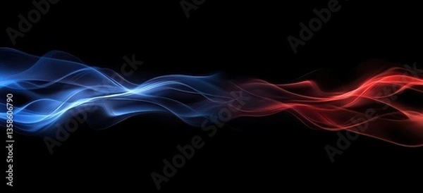 Fototapeta Color gradient background, technological background.
