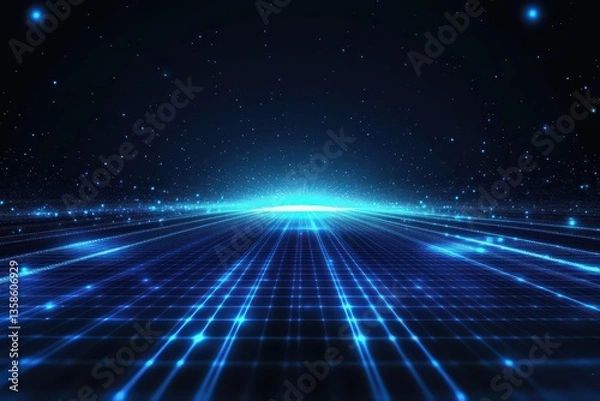 Fototapeta Color gradient background, technological background.