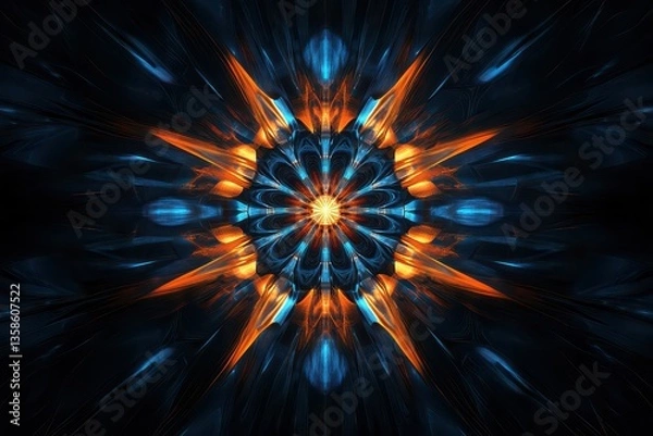 Fototapeta Color gradient background, technological background.