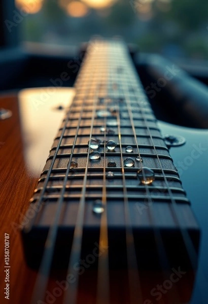 Obraz A computer generated image of a pattern of wavy lines