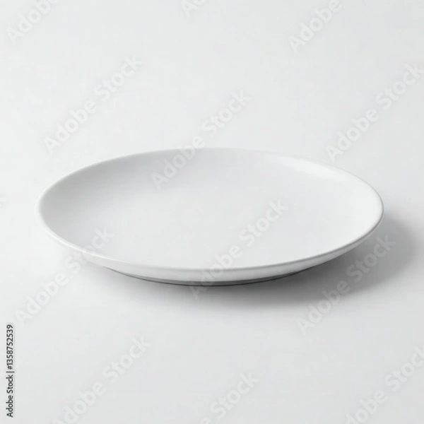 Obraz Ceramic Flat Plate Small Rim Mockup