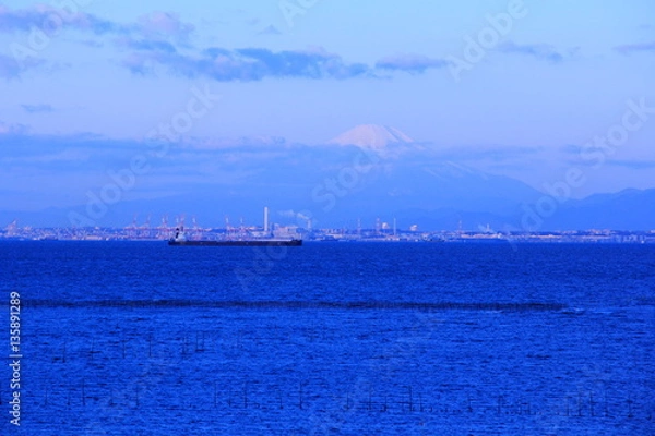 Obraz 海と富士山