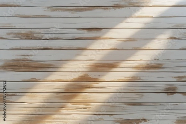 Obraz Natural wood background featuring light planks with a distinct grain pattern.