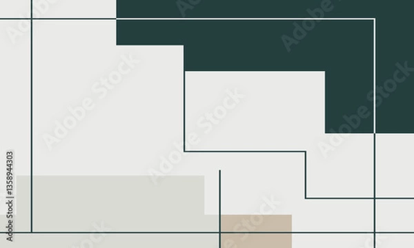 Fototapeta Clean Simple Backgrounds in Flat Design