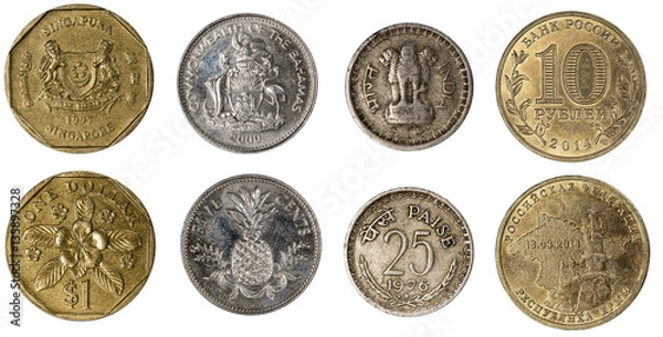 Obraz coin  set, isolated