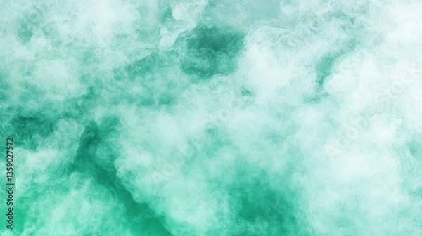 Obraz Abstract Mint Green Smoke Clouds