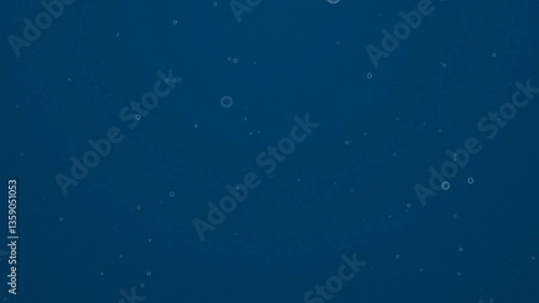 Fototapeta Water Filing Bubbles Animated Background