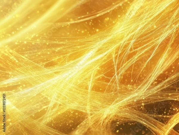 Fototapeta Futuristic Visualization of Pineapple Fiber: Nature Meets Innovation in Sustainable Textiles