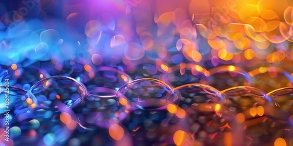 Obraz Abstract Colorful Bubbles