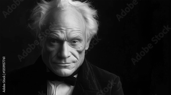 Obraz Philosopher Arthur Schopenhauer 

