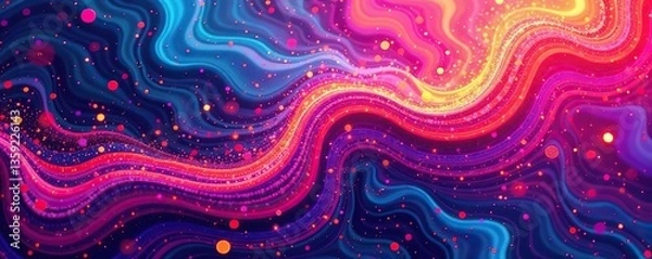 Fototapeta Bright acid colors liquid marbled texture with abstract neon background,  marbled,  psychedelic