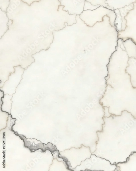 Fototapeta A detailed close-up of a beautiful marble surface, showcasing intricate veins and textures 