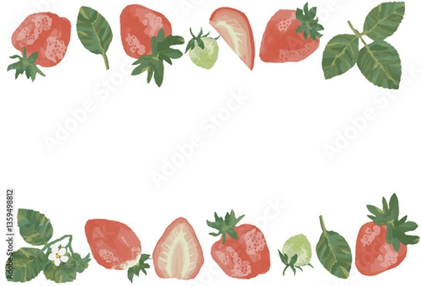 Obraz イチゴのフレーム(ラインアップ)