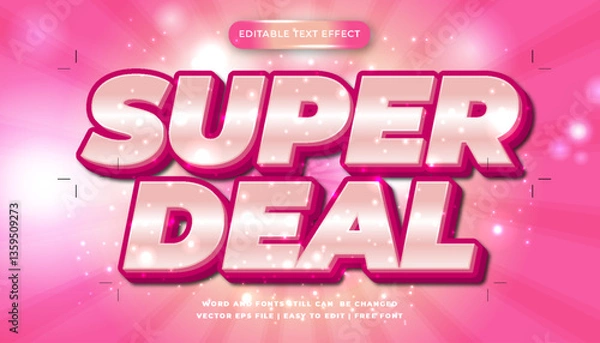 Obraz Super Deal Editable Text Effect (1)