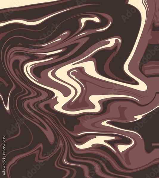 Fototapeta Marble ink colorful. Marble pattern texture abstract background. can be used for background or wallpaper