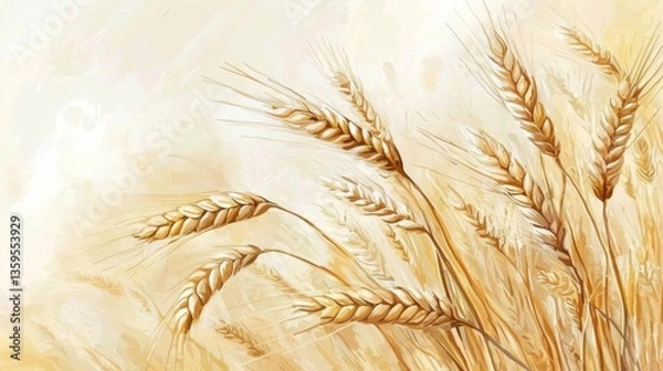 Fototapeta Soft pastel background enhances the serene atmosphere.