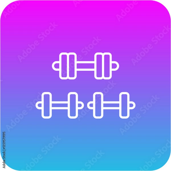 Obraz Dumbell Icon