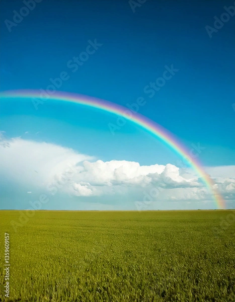 Fototapeta 무지개 하늘