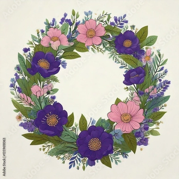 Fototapeta 꽃리스