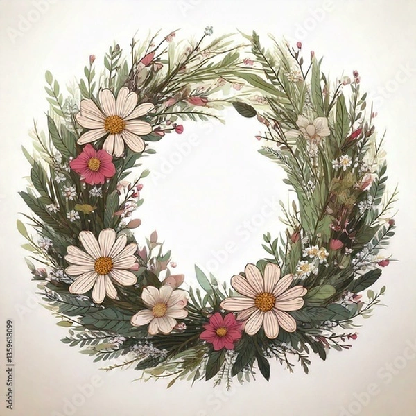 Fototapeta 꽃리스