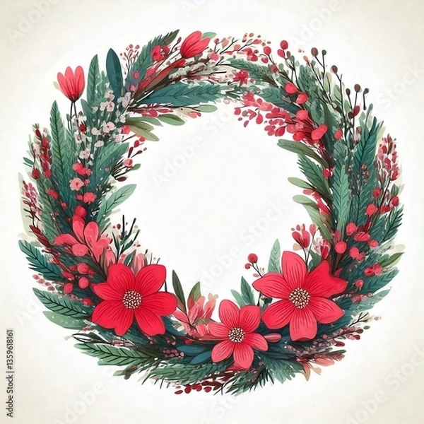 Fototapeta 꽃리스