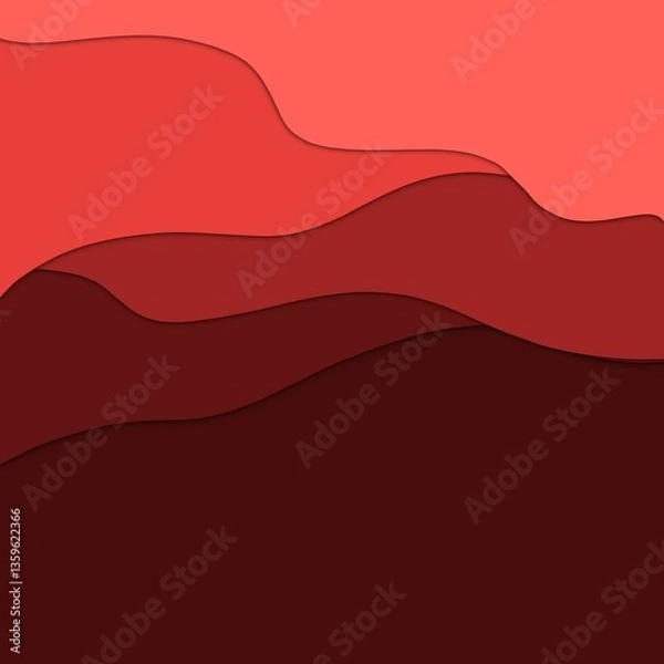 Fototapeta red background with lips