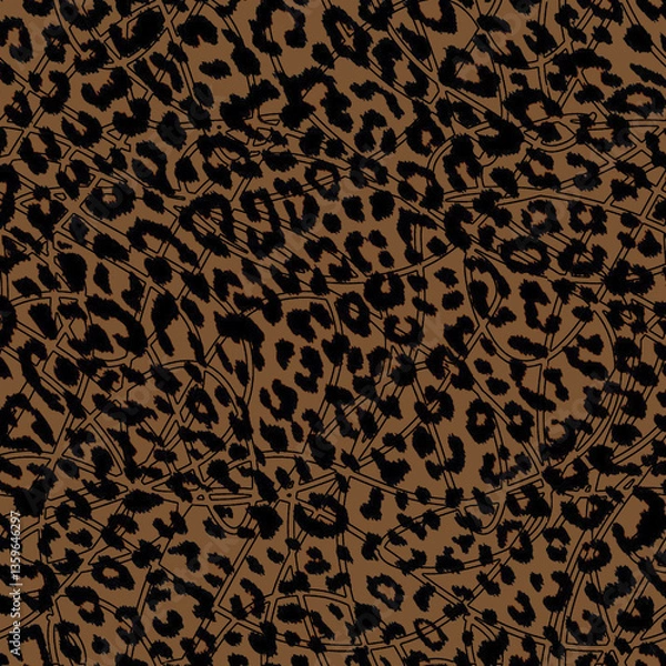 Fototapeta leopard  skin background for design