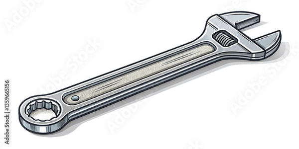 Fototapeta Realistic Repair Wrench Illustration - High-Quality Tool Icon Isolated on Transparent Background

Professional Wrench Illustration - Vector Repair Tool for Mechanical and Industrial Design