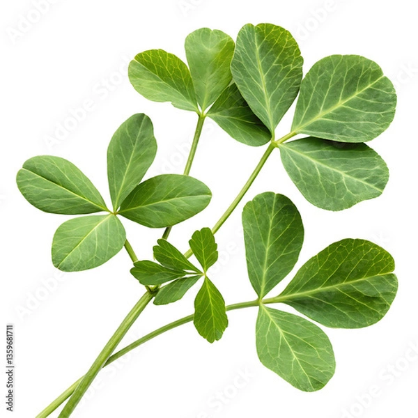 Obraz fenugreek leaves isolated