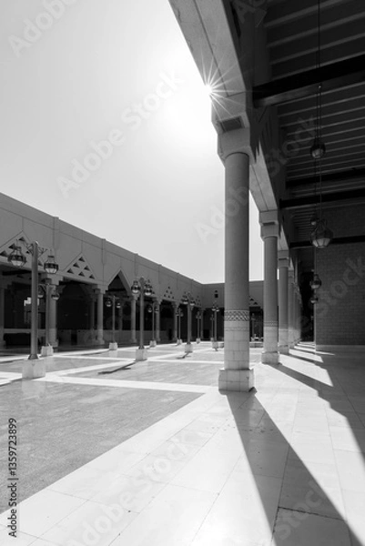 Obraz Imam Turki bin Abdullah Mosque near Dira Square in downtown Riyadh in Kingdom of Saudi Arabia