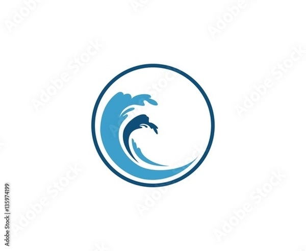 Obraz Waves logo