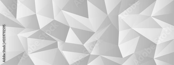 Fototapeta Geometric abstract pattern with triangular shapes for modern design background.