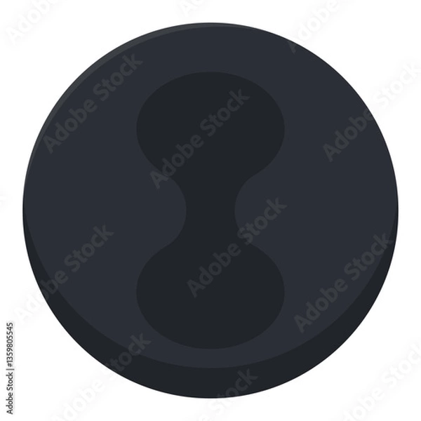 Obraz Cable winder organizer vector cartoon illustration isolated on a white background.
