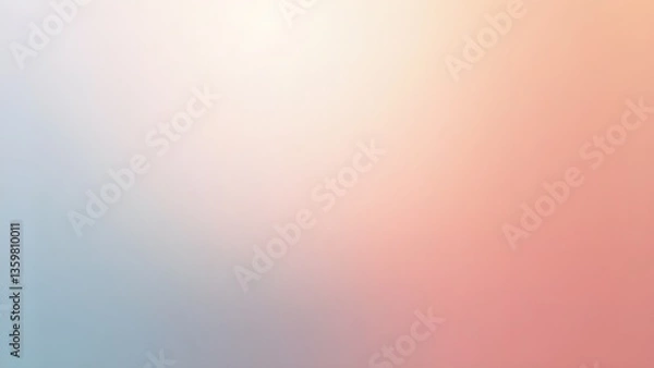 Fototapeta Cool to Warm Pastel Gradient with Soft Transition