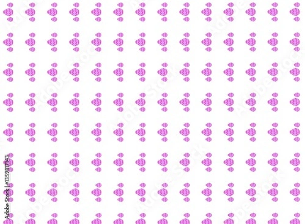 Fototapeta Seamless pattern of colorful Easter eggs with a cheerful and unique design suitable for Easter-themed decorations, textiles, and graphic backgrounds.