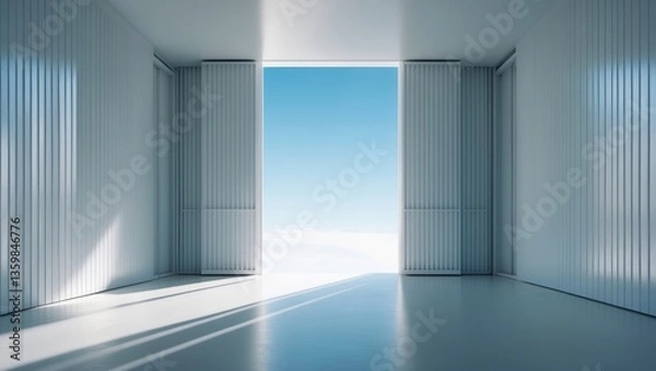 Fototapeta Advanced background High-end space light Minimalism