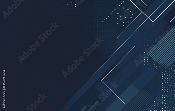 Fototapeta Blue background with a pixel pattern, vector illustration